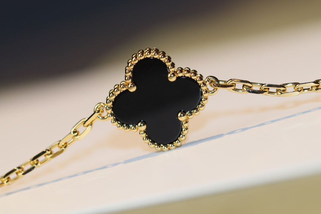 ¡®Dream¡¯CLOVER 20 MOTIFS ONYX ROSEGOLD