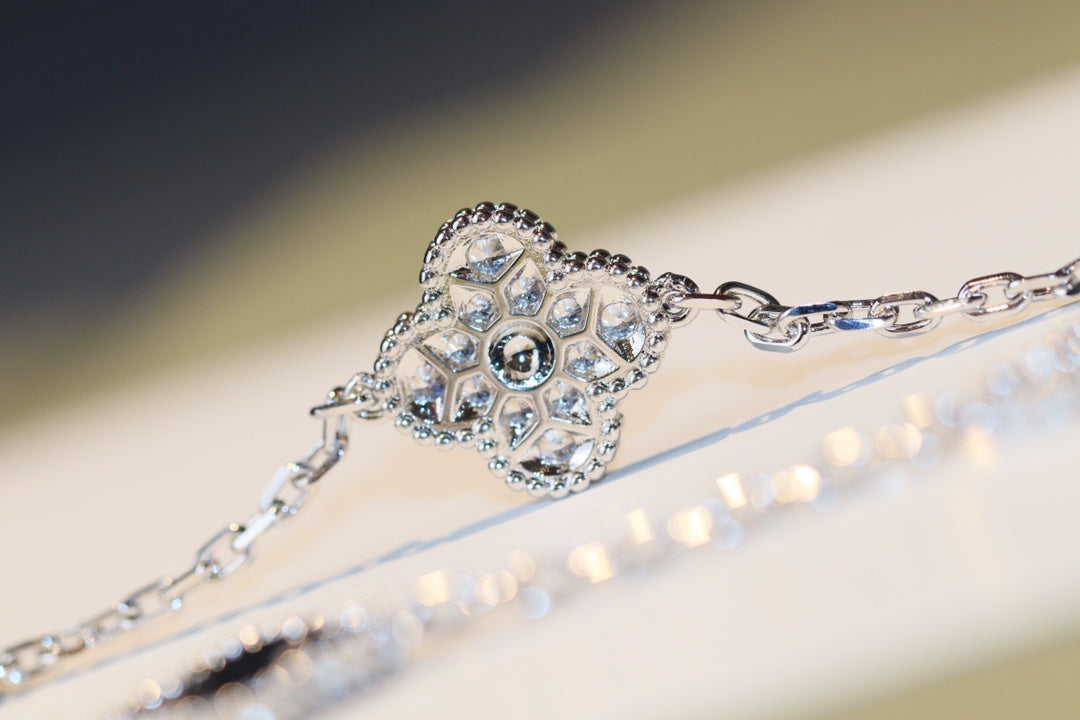 „Dream“CLOVER 20 MOTIVE ONYX DIAMANT SILBER