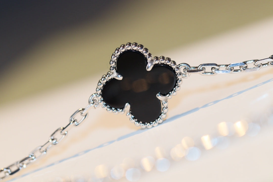 „Dream“CLOVER 20 MOTIVE ONYX DIAMANT SILBER