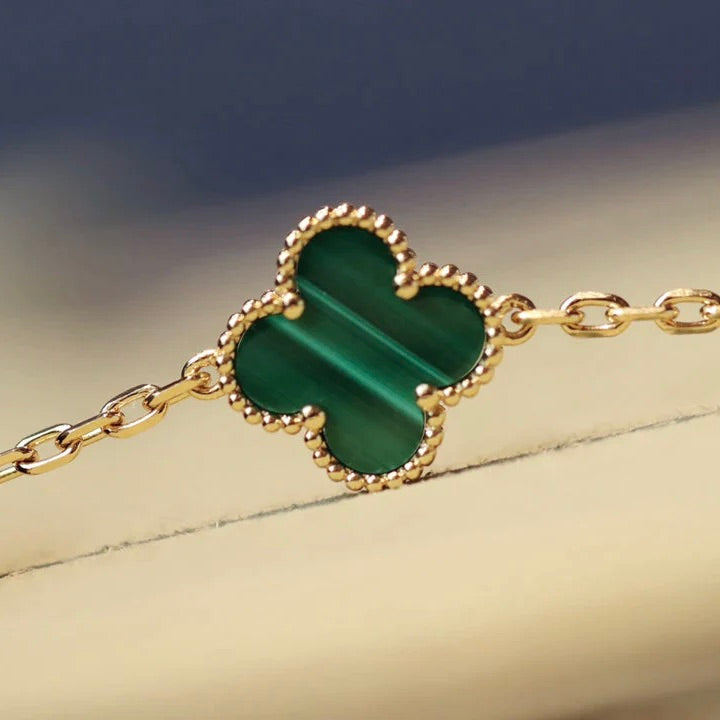 „Dream“CLOVER 20 MOTIVE MALACHIT GOLD