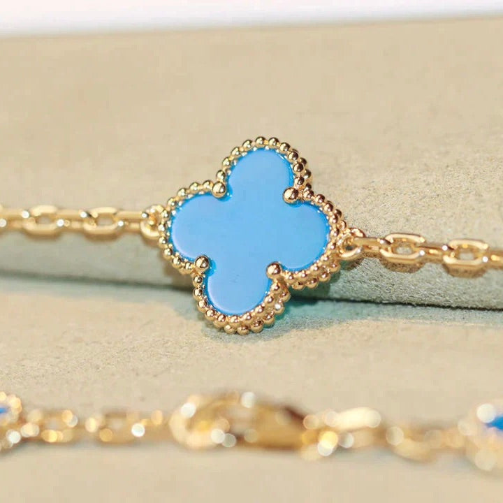 ¡®Dream¡¯CLOVER 20 MOTIFS TURQUOISE GOLD