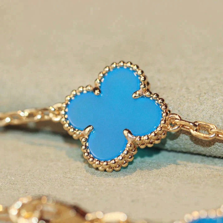 ¡®Dream¡¯CLOVER 20 MOTIFS TURQUOISE GOLD