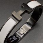 Armband "Dream"H, 12 mm, schwarz-weiße Keramik