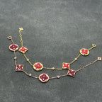 „Traum“ STAR UND SONNEN-CARNELIAN 4 MOTIVE 3 DIAMANTEN
