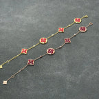 „Traum“ STAR UND SONNEN-CARNELIAN 4 MOTIVE 3 DIAMANTEN