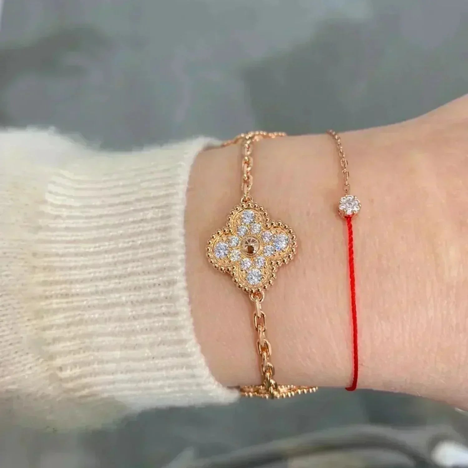 [Dream] Neue CLOVER 5 MOTIF FULL DIAMOND ARMBANDKOLLEKTION