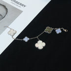„Dream“KLEE-ARMBAND 5 MOTIVE MOP CHALZEDON SILBER