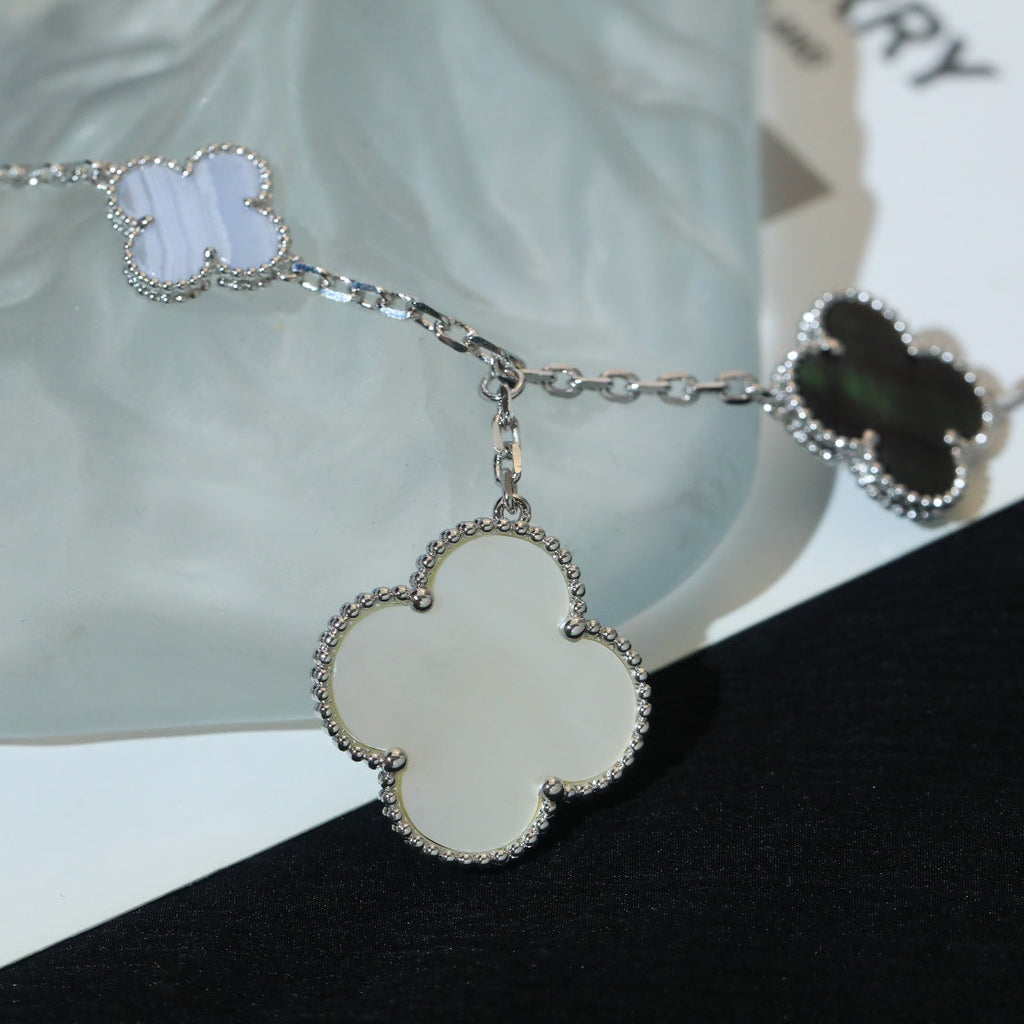 „Dream“KLEE-ARMBAND 5 MOTIVE MOP CHALZEDON SILBER