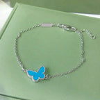 ¡®Dream¡¯BUTTERFLY TURQUOISE BUTTERFLY BRACELET SILVER
