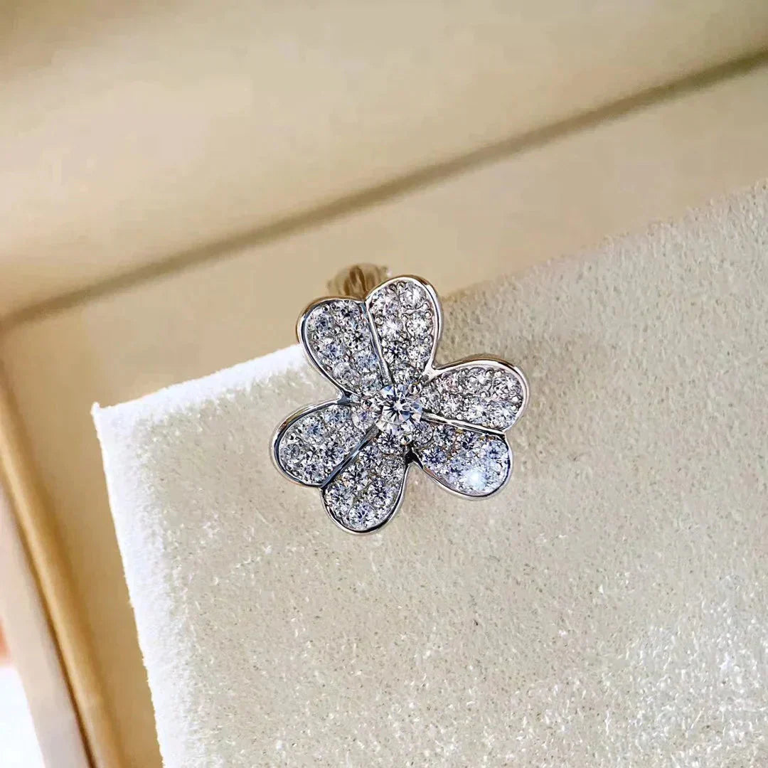 "Dream" CLOVER COMOS DIAMANT OHRRINGE SILBER