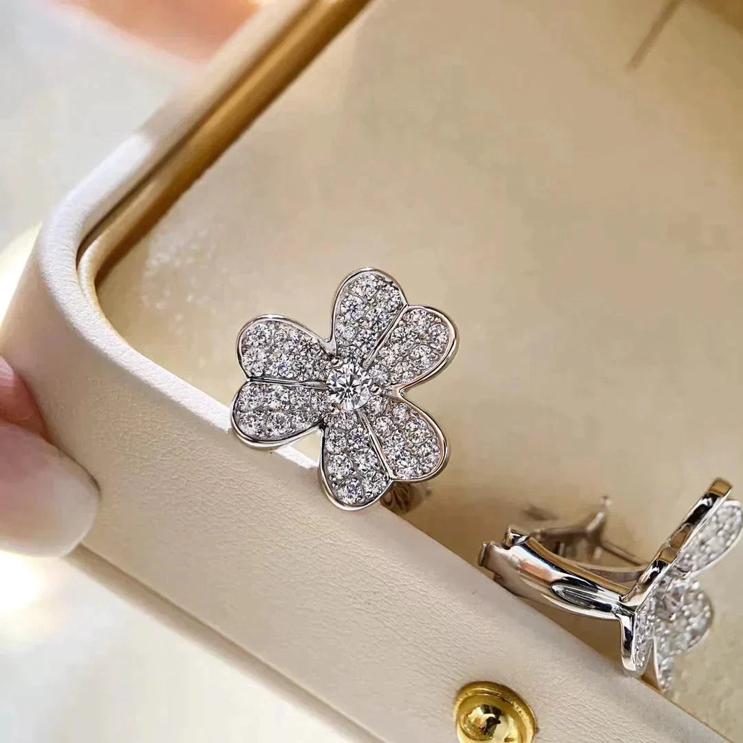 "Dream" CLOVER COMOS DIAMANT OHRRINGE SILBER