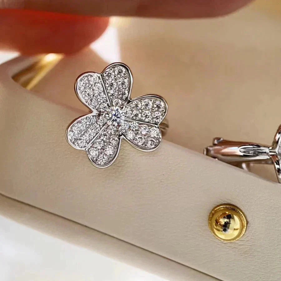 "Dream" CLOVER COMOS DIAMANT OHRRINGE SILBER