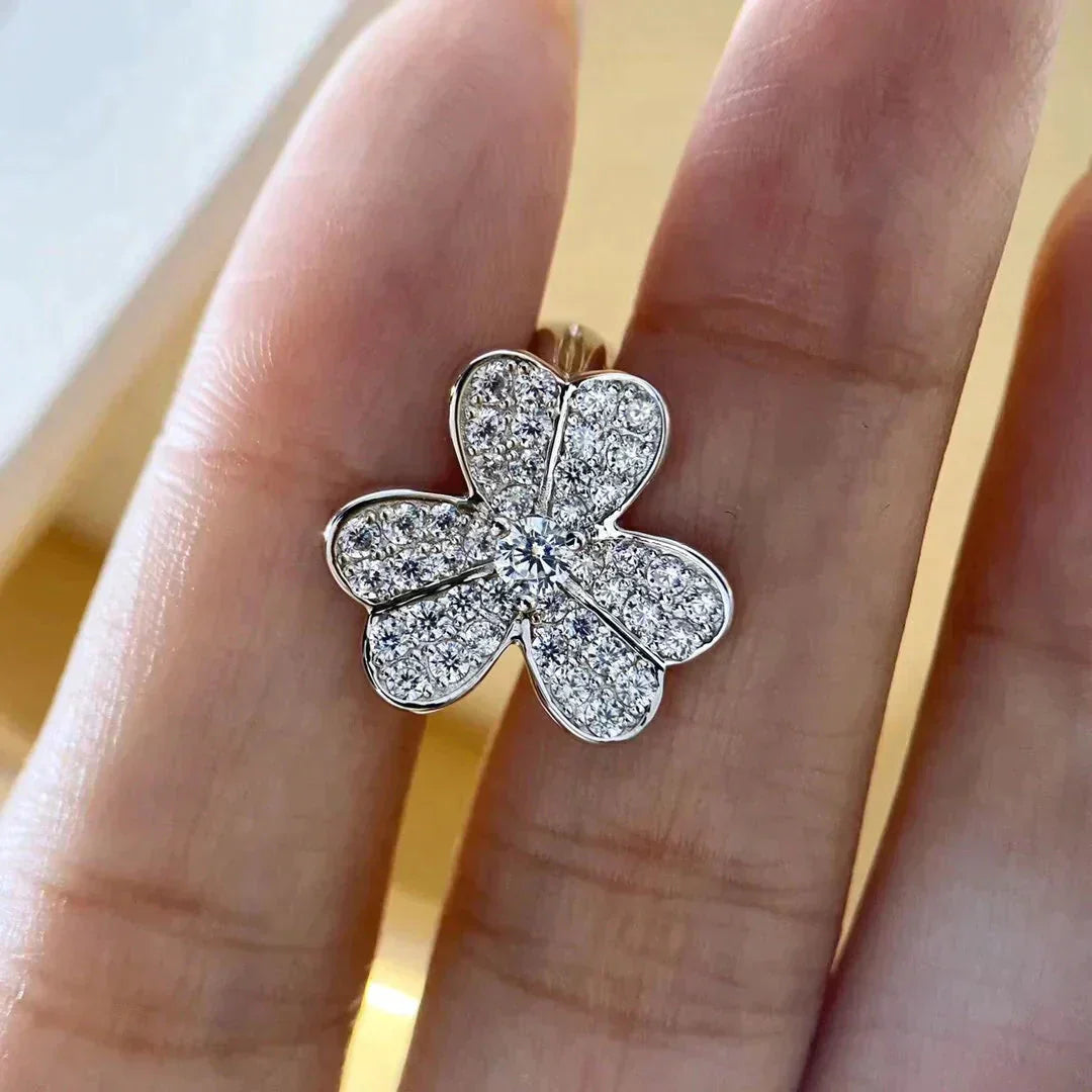 "Dream" CLOVER COMOS DIAMANT OHRRINGE SILBER