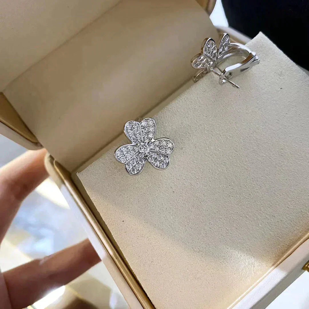 ®Dream® CLOVER COMOS DIAMOND EARRINGS SILVER