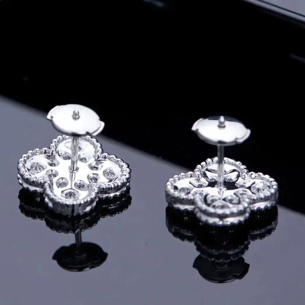 ¡®Dream¡¯CLOVER 1 MOTIFS DIAMOND OHRSTECKER SILBER