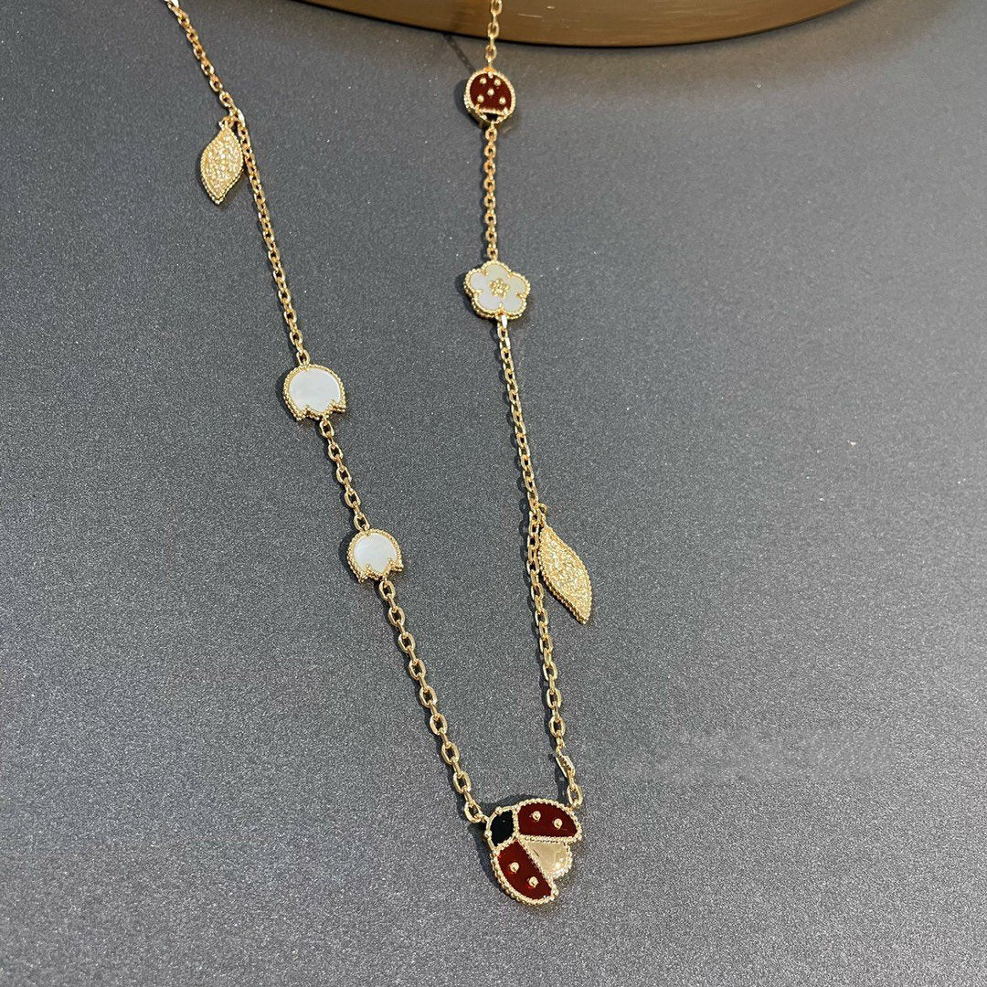¡®Dream¡¯LUCKY SPRING 15 MOTIFS GOLD NECKLACE