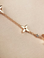 ¡®Dream¡¯STAR AND SUN 7 MOTIFS GOLD BRACELET