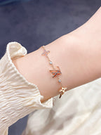 ¡®Dream¡¯STAR AND SUN 7 MOTIFS GOLD BRACELET