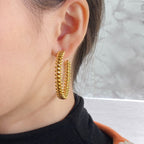 ¡®Dream¡¯CLASH HOOP EARRINGS