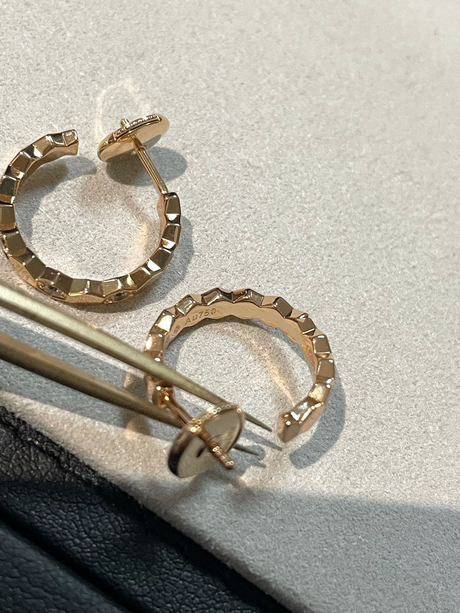 「ドリーム」ミツバチ ラブ ピアス ゴールド ダイヤモンド