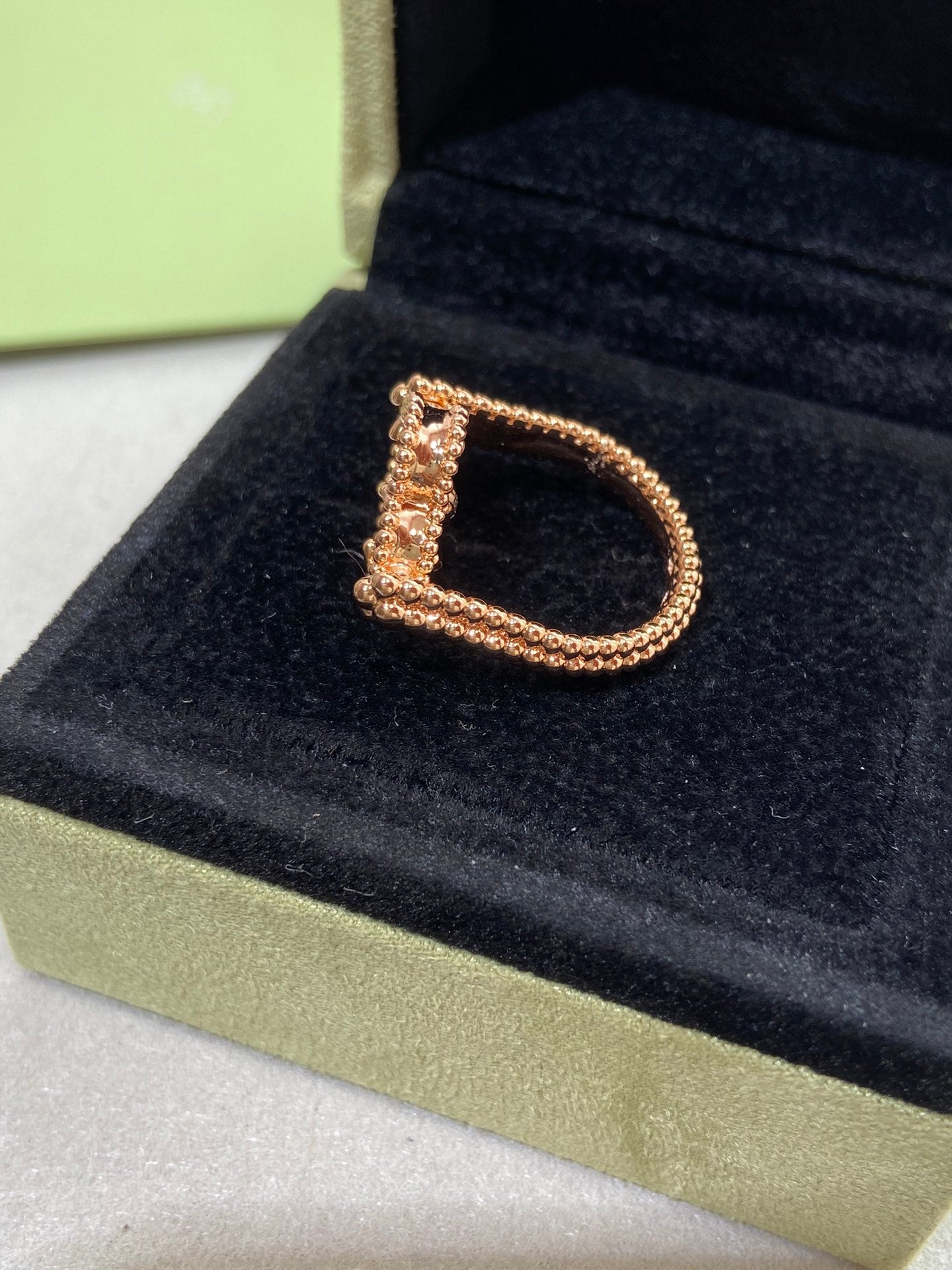 „Dream“-CLOVER RIVERSIBLE ROSÉGOLD-RING