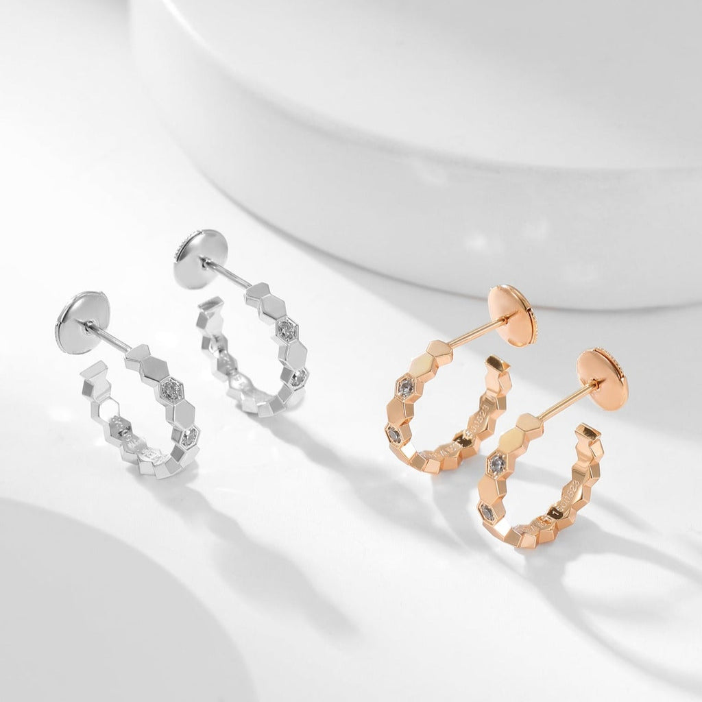 ¡®Dream¡¯BEE LOVE DIAMOND HOOP EARRINGS