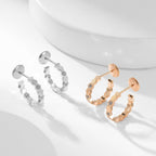 ¡®Dream¡¯BEE LOVE DIAMOND HOOP EARRINGS