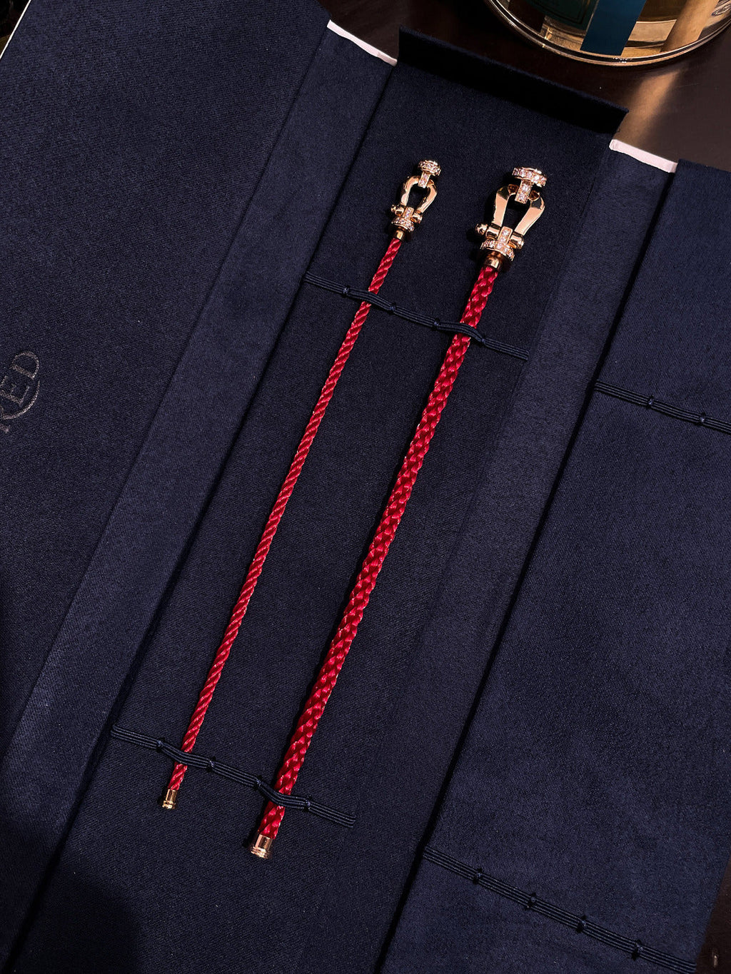¡®Dream¡¯FORCE 10 HALF DIAMOND PINK GOLD RED CORDERI LARGE AND MEDIUM MODEL