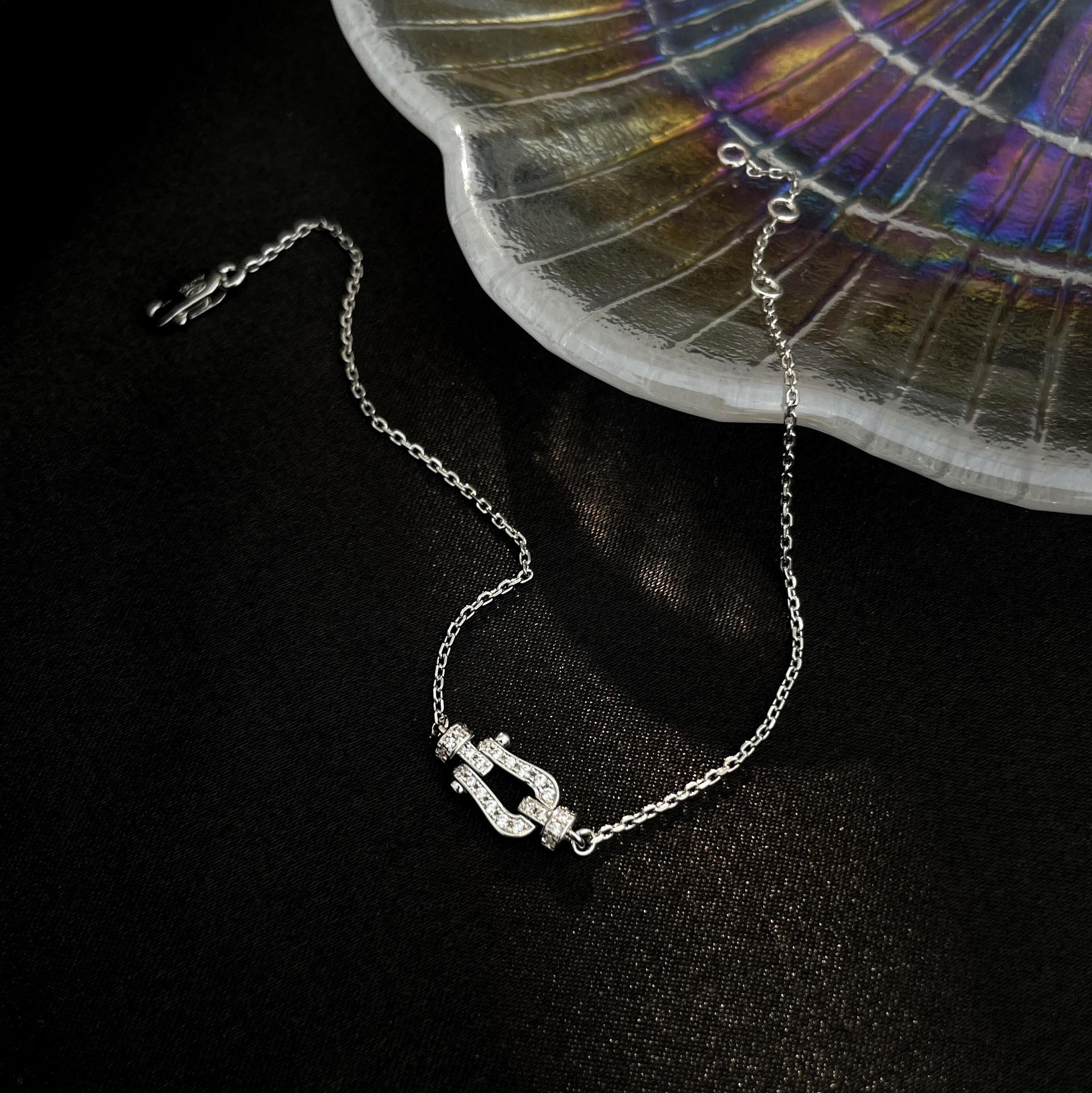 ¡®Dream¡¯FORCE 10 FULL DIAMOND BUCKLE CHAIN LINK MINI MODEL