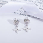 ¡®Dream¡¯VIDYLLE SILVER DIAMOND MINI DROP EARRINGS