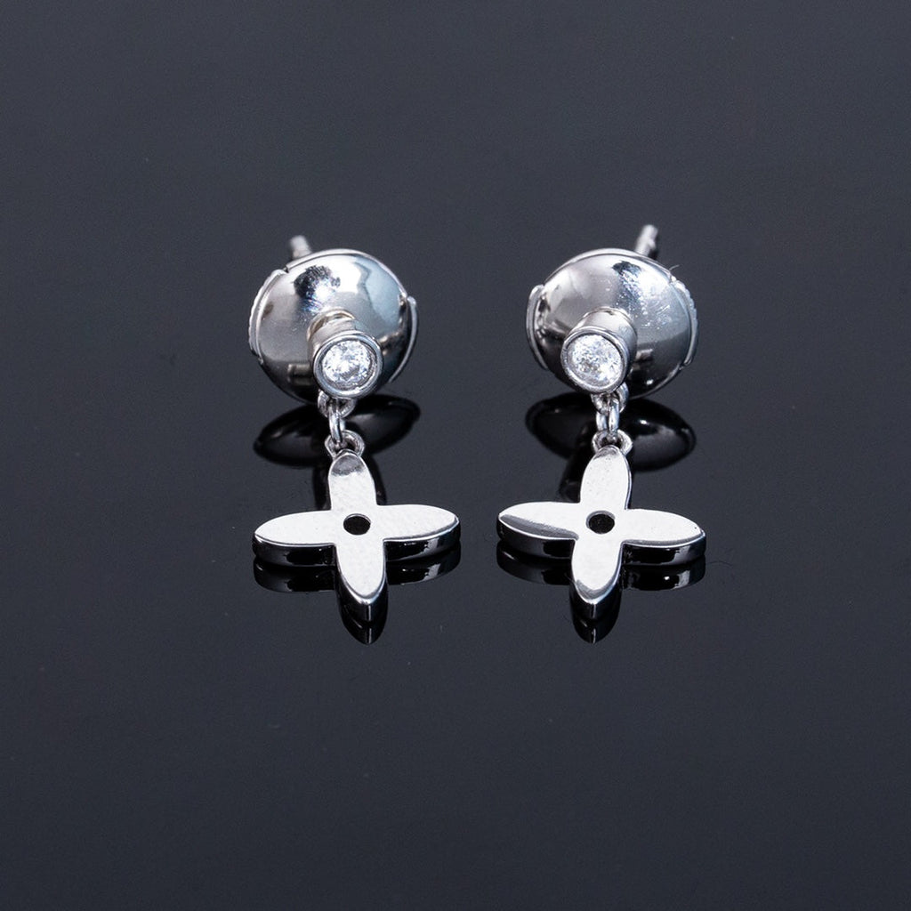 ¡®Dream¡¯VIDYLLE SILVER DIAMOND MINI DROP EARRINGS