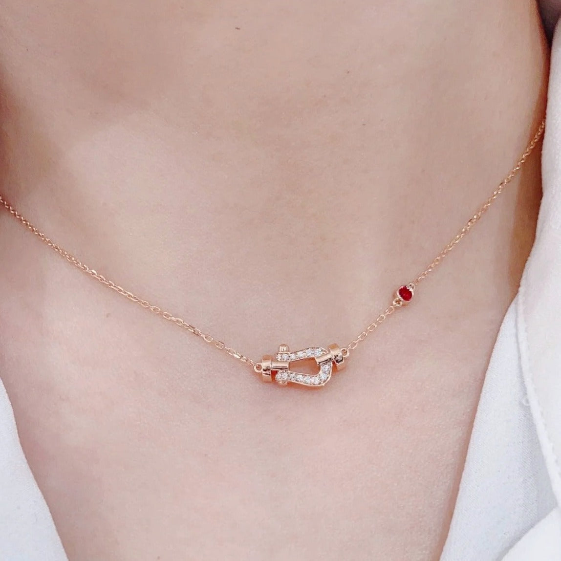 Halskette FORCE 10 Diamant aus Roségold „Dream“