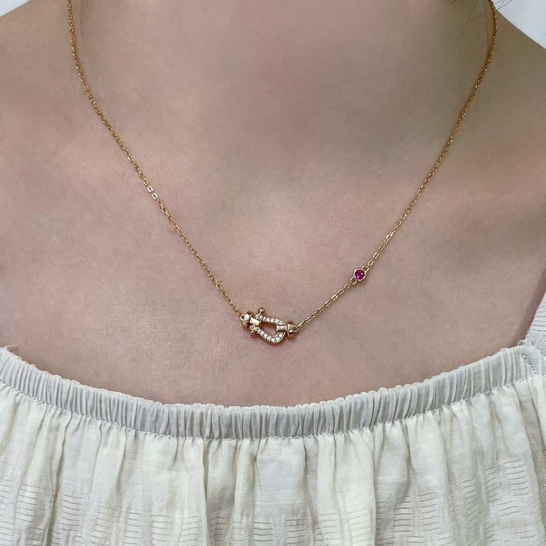 Halskette FORCE 10 Diamant aus Roségold „Dream“