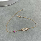¡®Dream¡¯FORCE 10 DIAMOND CHAIN LINK PINK GOLD BRACELET