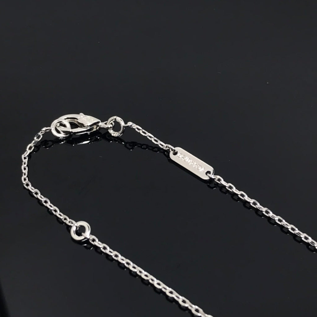 ¡®Dream¡¯CLOVER PIETERSITE SILVER LONG NECKLACE