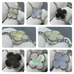 ¡®Dream¡¯CLOVER 16 MOTIV CHALZEDON PERLMUTTSILBER HALSKETTE