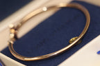 ¡®Dream¡¯IDYLLE PINK GOLD OPEN BRACELET DIAMOND PAVED