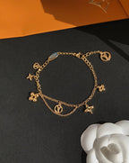 ¡®Dream¡¯BLOOMING PINK GOLD MOP BRACELET