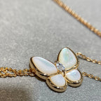 ¡®Dream¡¯BUTTERFLY MOP DIAMOND NECKLACE