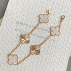 [Dream]New CLOVER WHITE PEARL MOP 5 MOTIF BRACELET COLLECTION