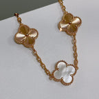 [Dream]New CLOVER WHITE PEARL MOP 5 MOTIF BRACELET COLLECTION