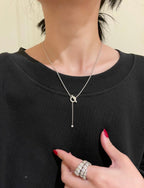 ¡®Dream¡¯FINESSE SILVER DIAMOND NECKLACE