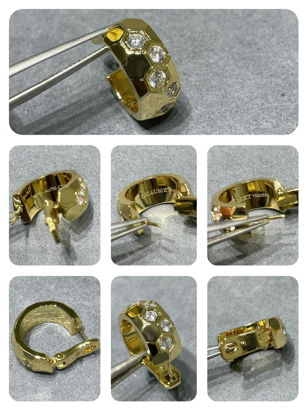 „Dream“BEE LOVE DIAMOND HOOP OHRRINGE