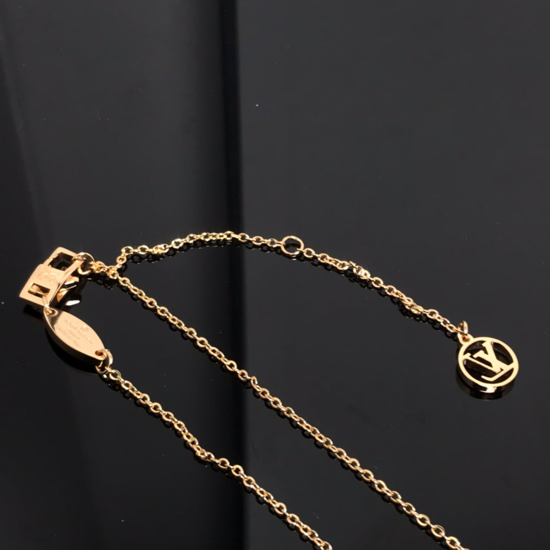 ¡®Dream¡¯COLOR BLOSSOM PINK MOP SUN GOLD NECKLACE