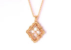 [Dream] B.C.L ENAMEL ROTATING SINGLE-DIAMOND NECKLACE£¨Various colors£©