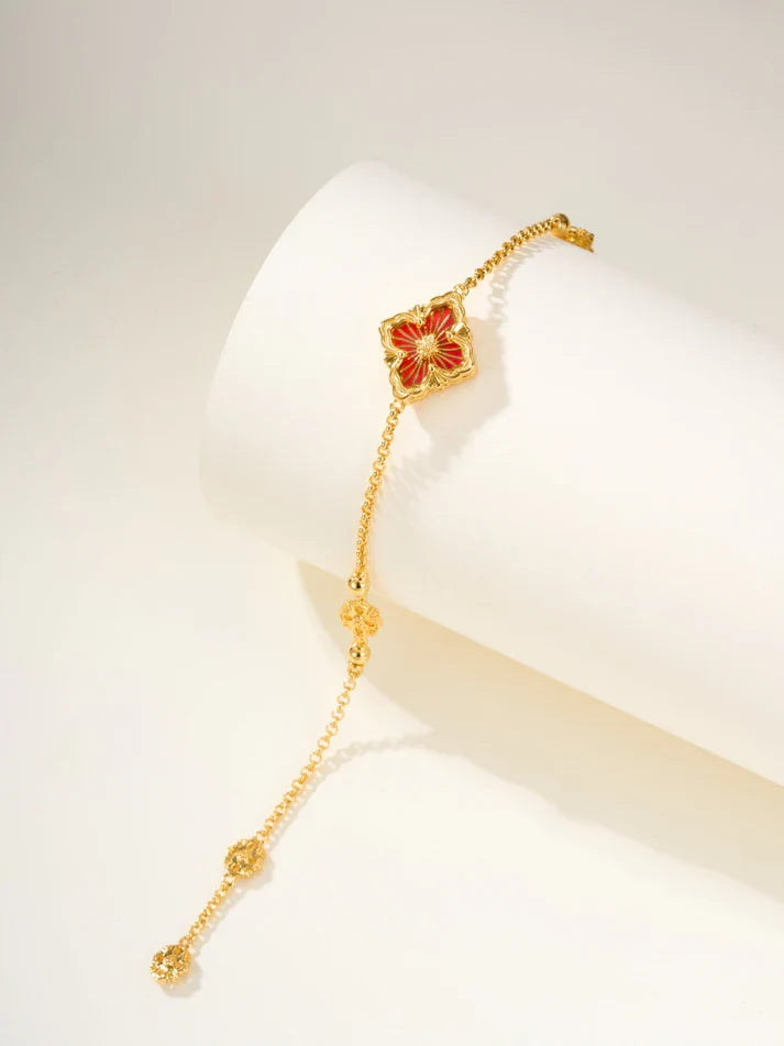 [Dream]B.C.L ENAMELED One-Flower Bracelet£¨Various Colors)