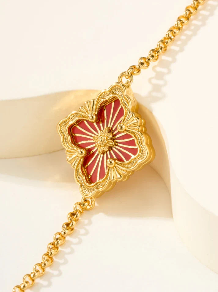 [Dream]B.C.L ENAMELED One-Flower Bracelet£¨Various Colors)