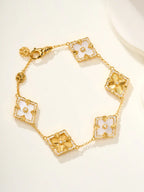 [Dream]B.C.L ENAMELED Five-Flower Bracelet£¨Various Colors) BIG SIZE