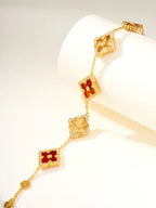 [Dream]B.C.L ENAMELED Five-Flower Bracelet£¨Various Colors) BIG SIZE