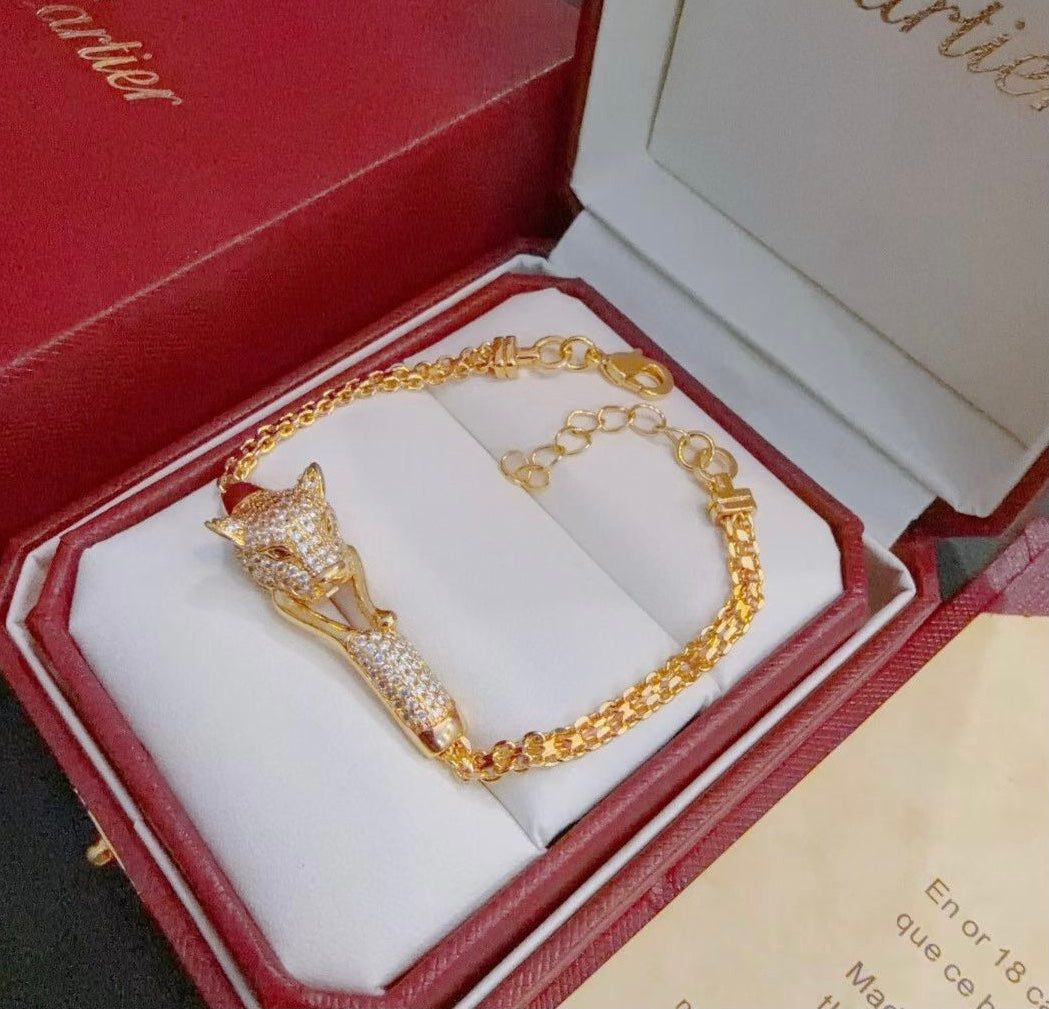 «Dream» Panthère Armband, Diamanten